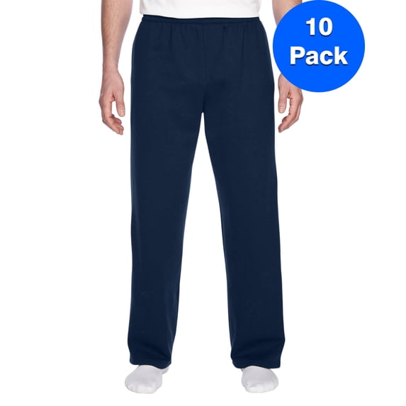 Mens Open-Bottom Pocket Sweatpants SF74R (10 PACK)
