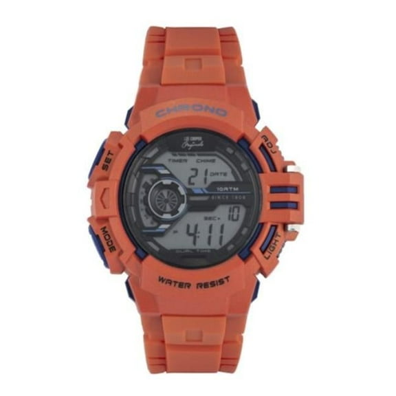 Mens Originals Digital Watch with Dial, Orange