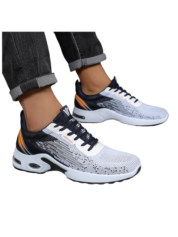 Mens Orthopedic Air Cushion Running Trainners Shoes Breathable Athletic Fitness Basketball Fashion Sneakers