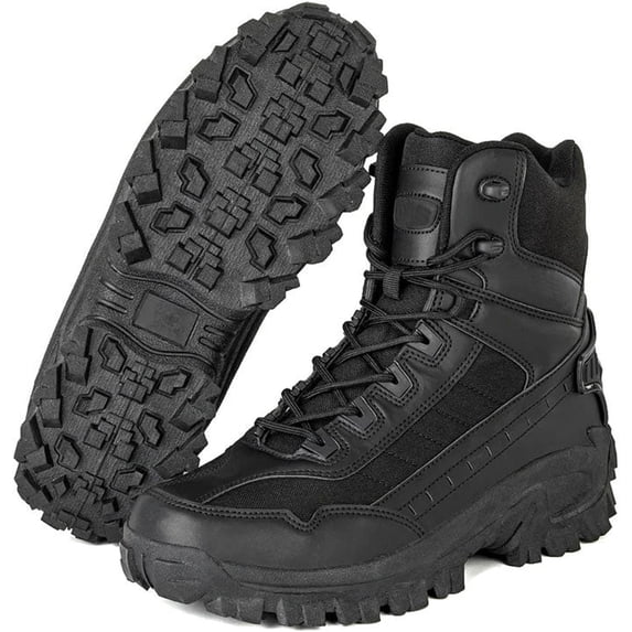 Mens Orthopedic Support Anti-Puncture Work Boots,Mens Waterproof Non-slip Anti-Puncture Work Boots,Comfortable Orthopedic Walking Shoes,Mens Tactical Boots with Zipper