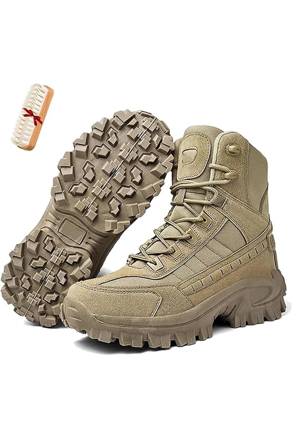 Mens Orthopedic Support Anti-Puncture Work Boots Waterproof Anti-Sprain Hiking Boots Slip on Hiking Sneakers for Outdoor