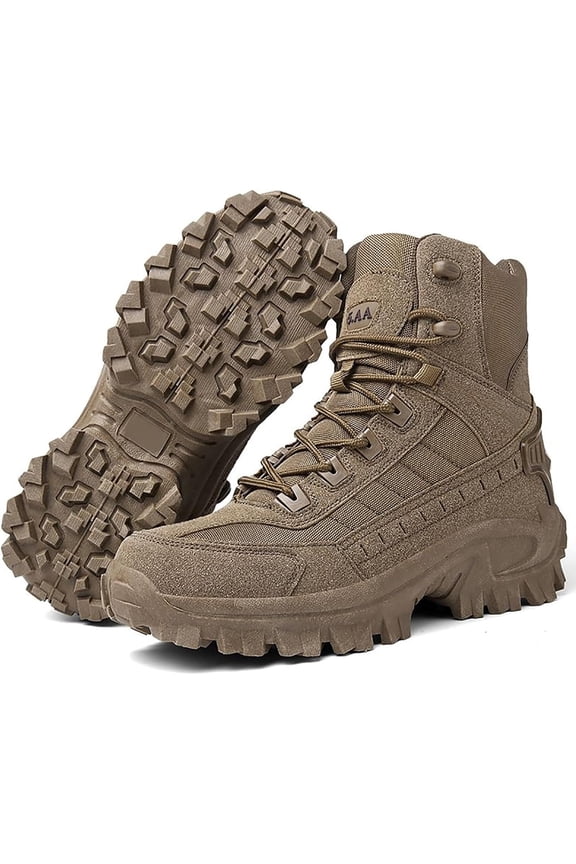 Mens Orthopedic Support Anti-Puncture Work Boots Waterproof Anti-Sprain Hiking Boots Slip on Hiking Sneakers for Outdoor