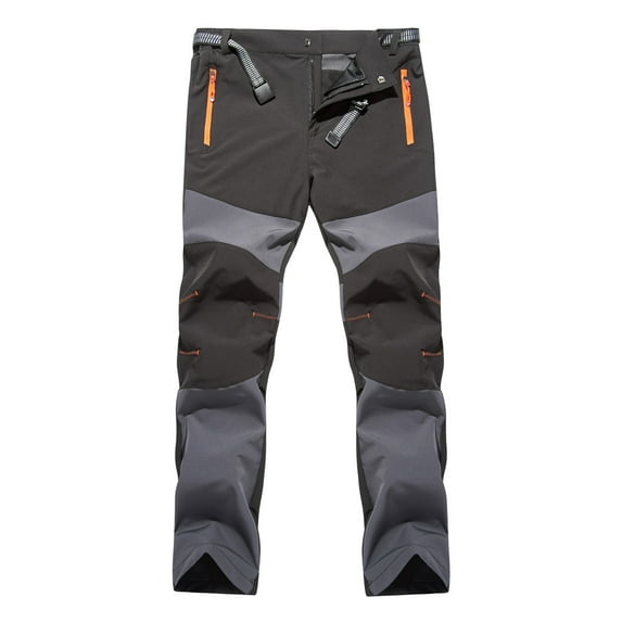 Mens Outdoor Cargo Jogger Pant Work Hiking Tactical Loose Straight Trousers Sweatpants Pants Workout with Pockets