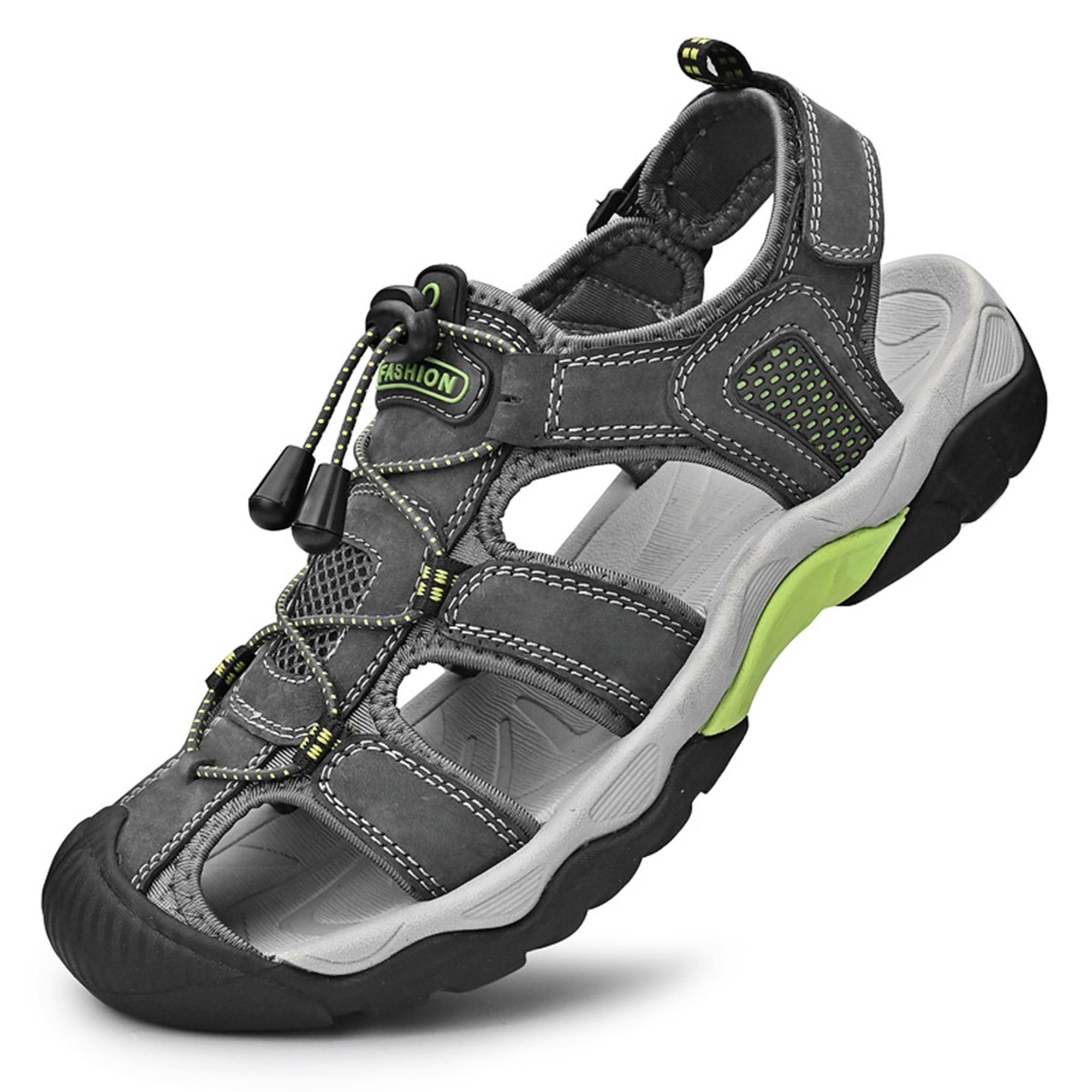Mens Outdoor Hiking Sandals Closed Toe Waterproof Fisherman  display picture 1