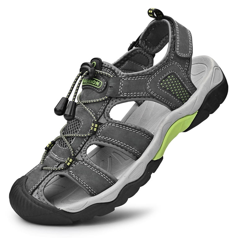 Mens Outdoor Hiking Sandals Closed Toe Waterproof Fisherman  display picture 3