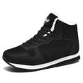 thumbnail image 1 of Mens Outdoor Winter Snow Boots Anti-Slip Cotton Warm Work Boots Black 45 EU, 1 of 7