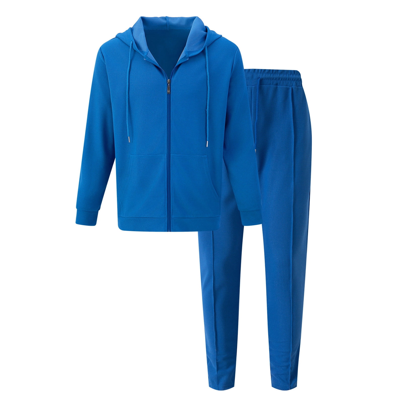 Men Autumn And Winter Set Leisure Splicing Zipper Sweater Pants Sports Suit Suit for Men Costume