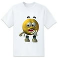 thumbnail image 1 of Mens Oversize T Shirts Art Drawing Casual Short Sleeve Basic Tees Crew Neck T-Shirt Funny Graphic Tees Black or White XS-5XL, 1 of 1
