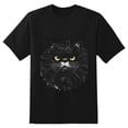 thumbnail image 1 of Mens Oversize T Shirts Cat (23)Casual Short Sleeve Basic Tees Crew Neck T-Shirt Funny Graphic Tees Black or White XS-5XL, 1 of 5