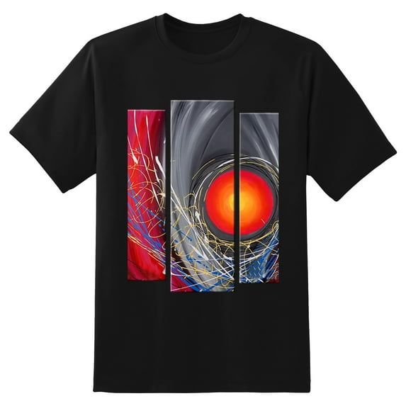 Mens Oversize T Shirts Painting (50)Casual Short Sleeve Basic Tees Crew Neck T-Shirt Funny Graphic Tees Black or White XS-5XL