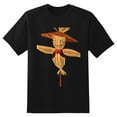 thumbnail image 1 of Mens Oversize T Shirts ScarecrowCasual Short Sleeve Basic Tees Crew Neck T-Shirt Funny Graphic Tees Black or White XS-5XL, 1 of 5