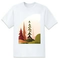 thumbnail image 1 of Mens Oversize T Shirts TreeCasual Short Sleeve Basic Tees Crew Neck T-Shirt Funny Graphic Tees Black or White XS-5XL, 1 of 1