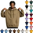 thumbnail image 1 of Mens Oversized Hoodies Fall Sweatshirt Winter Fleece Hooded Collar Drawstring Pullover With Pockets, 1 of 6