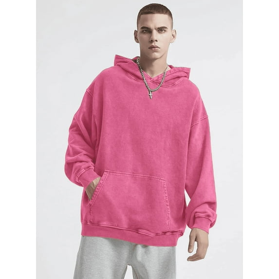 Mens Oversized Hoodies Vintage Hoodie Couples Pullover Acid Wash Hoodies for Men Streetwear Sweatshirts