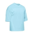 thumbnail image 1 of Mens Oversized Short Sleeve T-Shirts Mesh Workout Tops Moisture Wicking Quick Dry Muscle Tee Bodybuilding Fitness Training Breathable Summer Activewear, 1 of 2