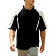 thumbnail image 1 of Mens Oversized Swim Shirt Sun Protection UPF 50+ Rash Gard Quick Dry T-Shirt Size M-4XL Black, 1 of 9