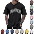thumbnail image 1 of Mens Oversized T Shirt Men's Summer T Shirt Crew Neck Short Sleeve T Shirt with City Print Basic Shirts Men Loose Casual Shirts Men T Shirts Graphic Design Big & Tall T Shirts for Men, XL, 1 of 4