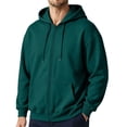 thumbnail image 1 of Mens Oversized Zip Up Hoodies Fleece Sweatshirts Long Sleeve Solid Jacket with Pockets, 1 of 7