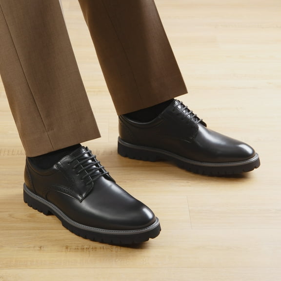 Mens Oxford Shoes Lace-Up Comfortable Fashion Shoes