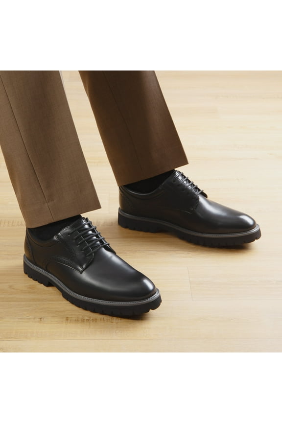 Mens Oxford Shoes Lace-Up Comfortable Fashion Shoes