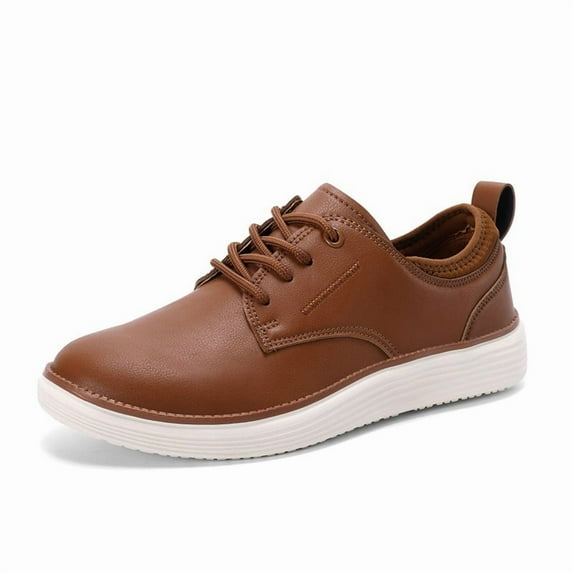 Mens Oxfords Shoes, Slip On Classic Fashion Casual Dress Business Shoes Lightweight Comfortable Walking Running Sneakers for Men