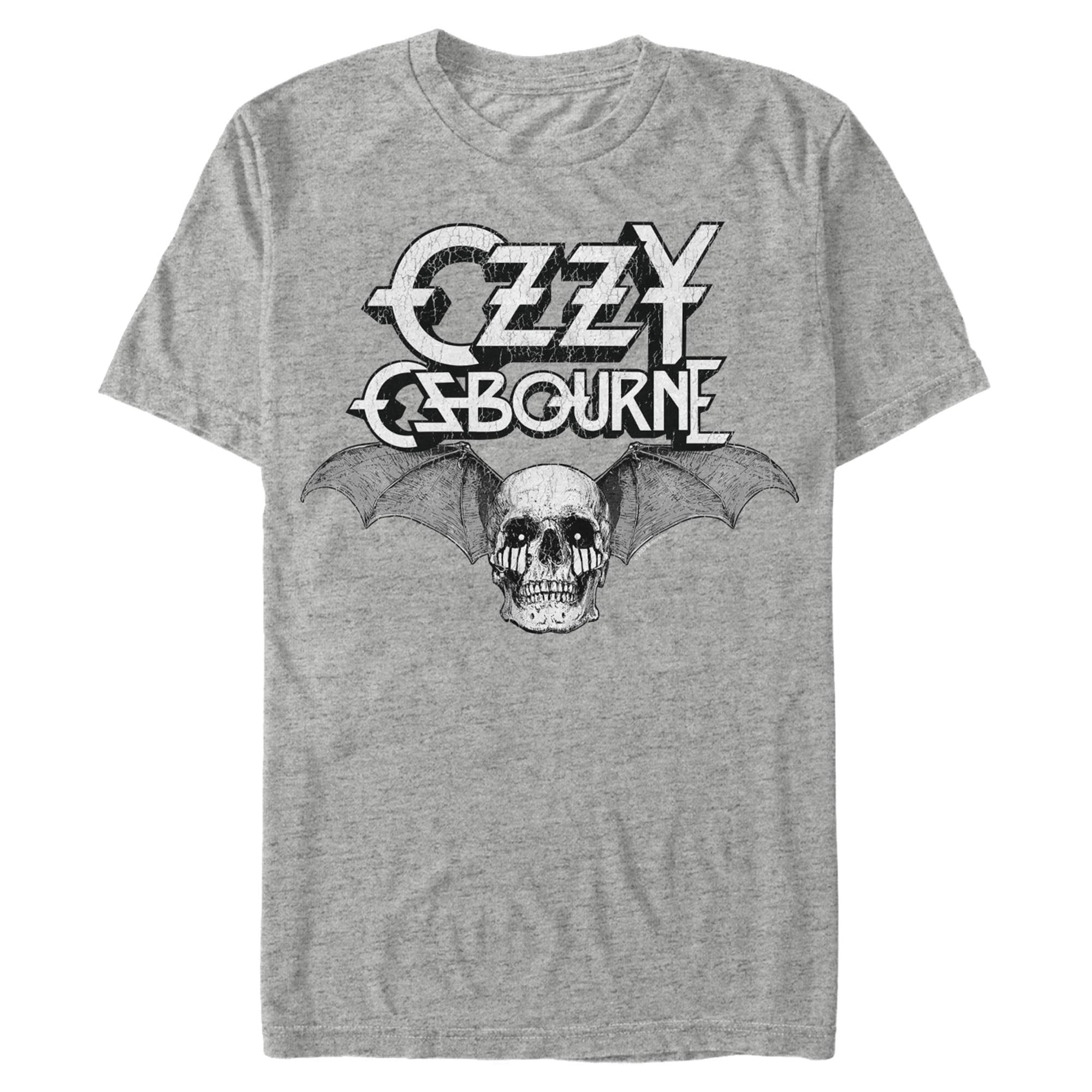 OZZY OSBOURNE バンドTシャツ グレー Mens Ozzy Osbourne Skull Logo T Shirt - Walmart.com