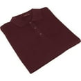thumbnail image 1 of Mens PRINCELY Soft Merinos Wool Sweater Knits Lightweight Polo 1011-40 Burgundy, 1 of 5