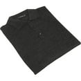 thumbnail image 1 of Mens PRINCELY Soft Merinos Wool Sweater Knits Lightweight Polo 1011-40 Charcoal, 1 of 6