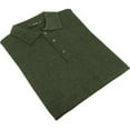 thumbnail image 1 of Mens PRINCELY Soft Merinos Wool Sweater Knits Lightweight Polo 1011-40 Green, 1 of 6