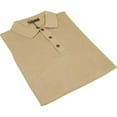 thumbnail image 1 of Mens PRINCELY Soft Merinos Wool Sweater Knits Lightweight Polo 1011-40 Tan Camel, 1 of 6