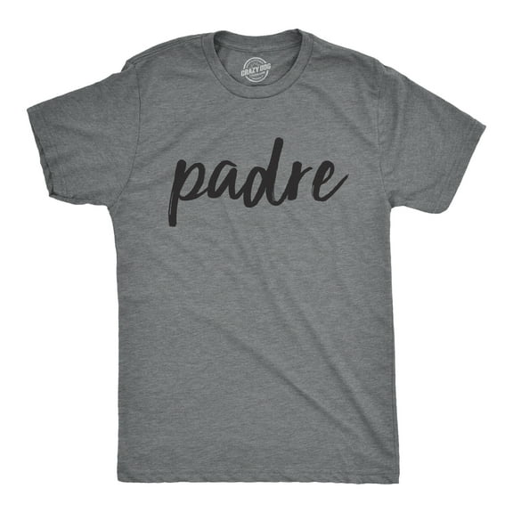 Mens Padre T Shirt Awesome Fathers Day Tee for Dad Great Gift Graphic Tees