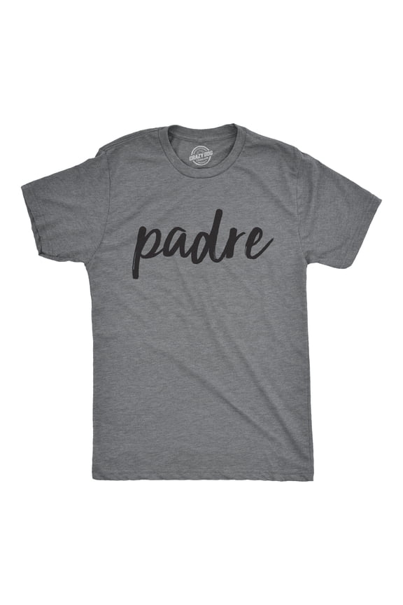 Mens Padre T Shirt Awesome Fathers Day Tee for Dad Great Gift Graphic Tees