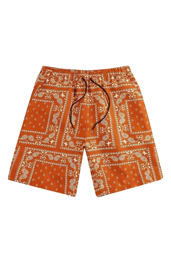 Mens Paisley Pattern Basketball Shorts Lightweight Mesh Gym Shorts Graphic Sports Athletic Drawstring Short Mens Shorts with Pockets Cotton Blend
