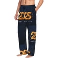 thumbnail image 1 of Mens Pajama Pants, 2025 Happy New Year A Soft Sleep & Lounge Pants for Men, Cuteness Casual PJ Bottoms Pants with Pockets, 1 of 7