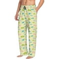 thumbnail image 1 of Mens Pajama Pants, Armadillo Floral Soft Sleep & Lounge Pants for Men, Cuteness Casual PJ Bottoms Pants with Pockets, 1 of 7