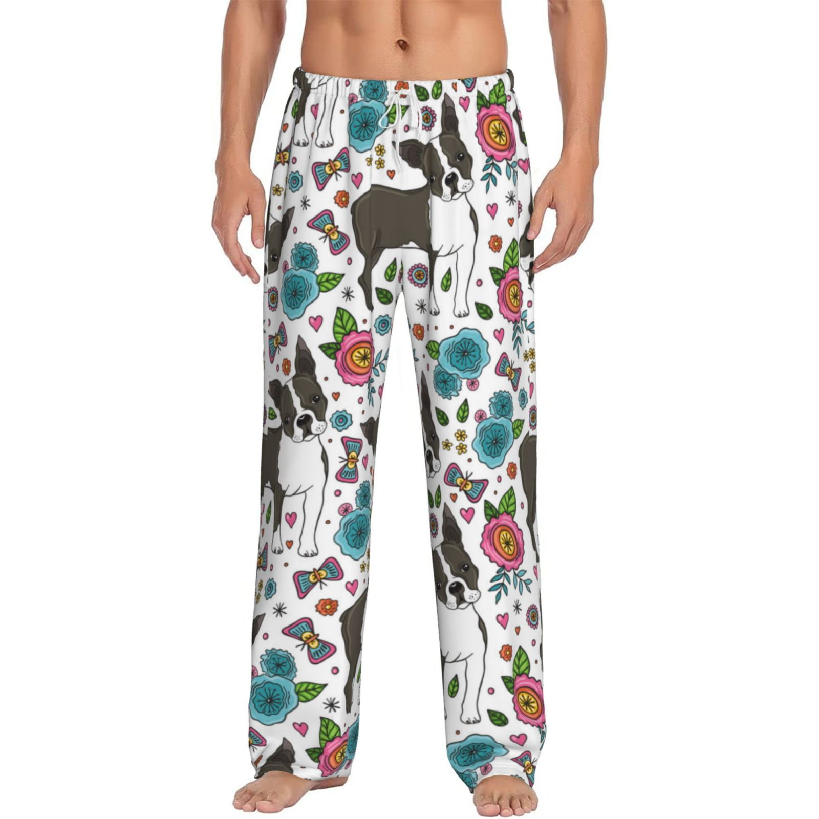 Men's boston terrier pajama pants best sale