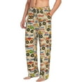 Mens Pajama Pants Bottoms with Pockets Animal truck Comfy Mens Pj
