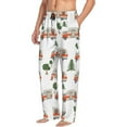 thumbnail image 1 of Mens Pajama Pants Bottoms with Pockets - Camp Van Comfy Mens Pj Pants, Soft Men Lounge Pants, 1 of 5