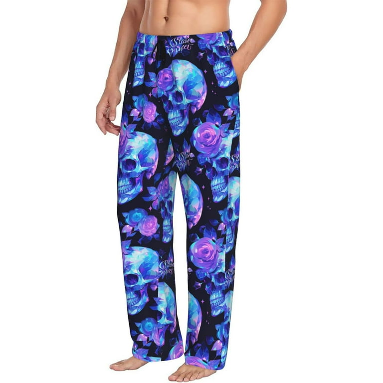 Mens skull pajama pants sale