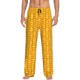 Mens Pajama Pants Corn Kernels Stylish Soft Sleep & Lounge Pants for