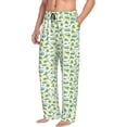 thumbnail image 1 of Mens Pajama Pants, Frogs Jumping Soft Sleep & Lounge Pants for Men, Cuteness Casual PJ Bottoms Pants with Pockets, 1 of 7