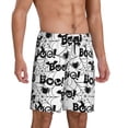 thumbnail image 1 of Mens Pajama Pants - Halloween Spiders Web Sleep Shorts Mens Pajama Shorts, Comfy Pj Pants for Mens Lounge Shorts, 1 of 5
