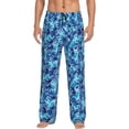 thumbnail image 1 of Mens Pajama Pants, Math Number Dice Print Lounge Pj Pants With Drawstring, Men'S Sleepwear Pajama Bottom, 1 of 7