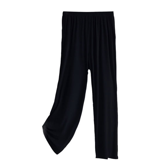 Mens Pajama Pants Pj Pants Long Pyjamas Bottoms Casual Trousers Drawstring Nightwear Underwear Pajama Bottoms Sleep Pants Black 5XL