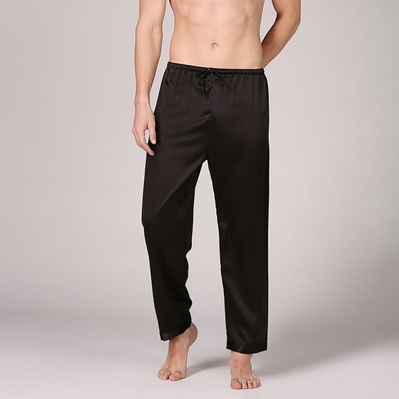Yijfswar Mens Pajama Pants Sleep Pant Casual Sleepwear Long Pajama Bottoms with Drawstring