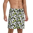 thumbnail image 1 of Mens Pajama Pants - Soccer And Football Sleep Shorts Mens Pajama Shorts, Comfy Pj Pants for Mens Lounge Shorts, 1 of 5
