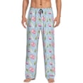 thumbnail image 1 of Mens Pajama Pants - Soft Sleep & Lounge Pants for Men, Asparagus Print onion Cuteness Casual PJ Bottoms Pants with Pockets, 1 of 5