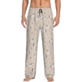 thumbnail image 1 of Mens Pajama Pants - Soft Sleep & Lounge Pants for Men, Elegant Cartoon Cute Horse Flower_C Cuteness Casual PJ Bottoms Pants with Pockets, 1 of 5