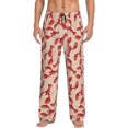 thumbnail image 1 of Mens Pajama Pants - Soft Sleep & Lounge Pants for Men, Shrimp No.9041 Cuteness Casual PJ Bottoms Pants with Pockets, 1 of 5