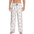 thumbnail image 1 of Mens Pajama Pants - Soft Sleep & Lounge Pants for Men, funny garlic cloves Cuteness Casual PJ Bottoms Pants with Pockets, 1 of 5